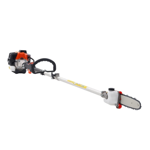 Gas Pole Saw 25CC, 8 Inch Gas Powered Pole Saws, Extendable Tree Trimmer Pruning Chainsaw, 6.5-9ft Adjustable, Cordless Outdoor Wood Cutting Tool