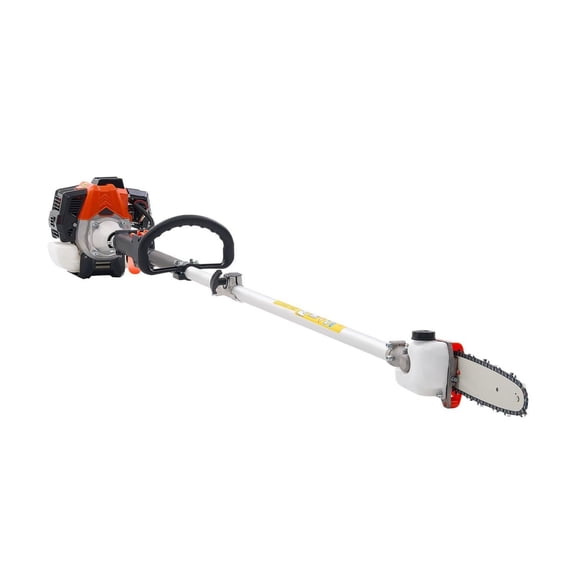 Gas Pole Saw 33CC 2-Stroke, 8 Inch Cutting Bar, Extendable 6.7-11.6ft Tree Trimmer Chainsaw for Pruning & Tree Cutting, Cordless Gas Powered Pole Saw