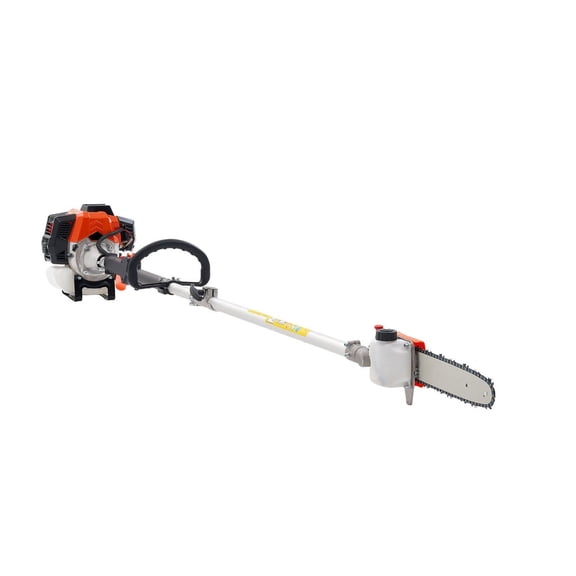 Gas Pole Saw 43CC 2-Stroke, 12 Inch Cutting Bar, Extendable Tree Pruner, Cordless Chainsaw for Tree Trimming & Pruning, 7.1-12ft Reach