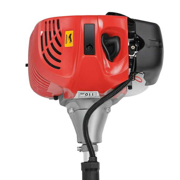 Gas Power Sweeping Broom with 20.47-Inch Nylon Brush, 1.7kW Two-Stroke Engine, Adjustable Throttle Handle, Ergonomic Design for Efficient Outdoor Cleaning