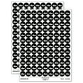 thumbnail image 1 of Gas Powered Chainsaw 200+ Round Stickers - Black - Gloss Finish - 0.50" Size, 1 of 3