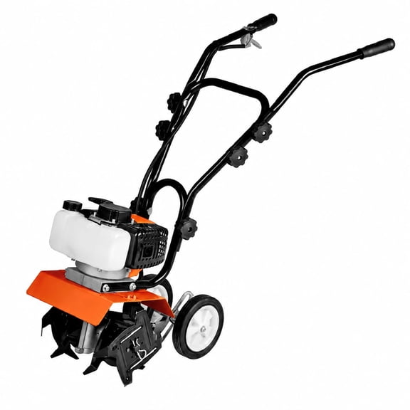 Gas Powered Garden Tiller Cultivator with Heavy-Duty Steel Tines Powerful Rototiller