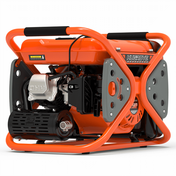 Gas Powered Generator Inverter, 3800W Outdoor Portable Generator w/223CC 4-stroke OHV Engine, 67db Low Noise Generator for Home Use, THD≤2% Pure Sine Wave for 98% Device