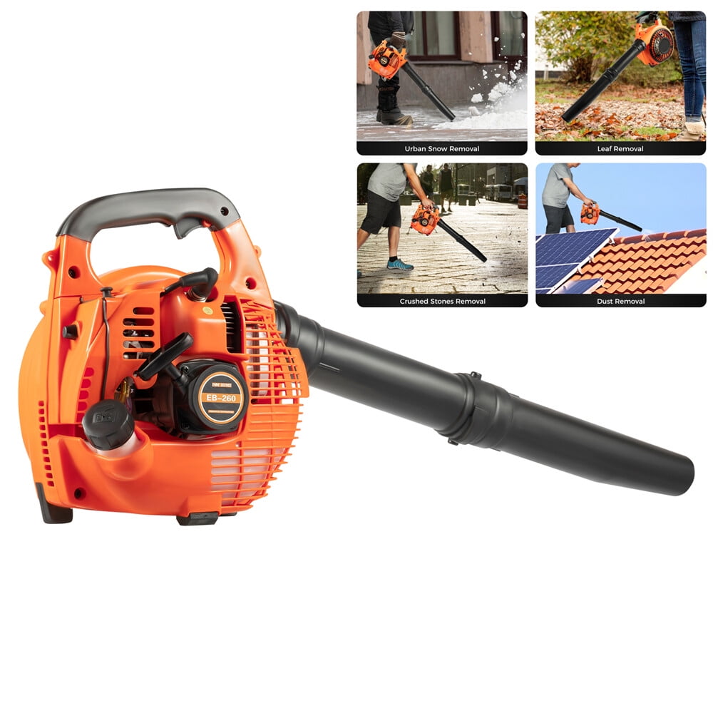 Gas Powered Leaf Blower, 2-Stroke Handheld Gas Blower, Portable Air Blower 4.59ft³/h, 25.4cc Ergonomic Design, for Garden Snow Dirt Debris