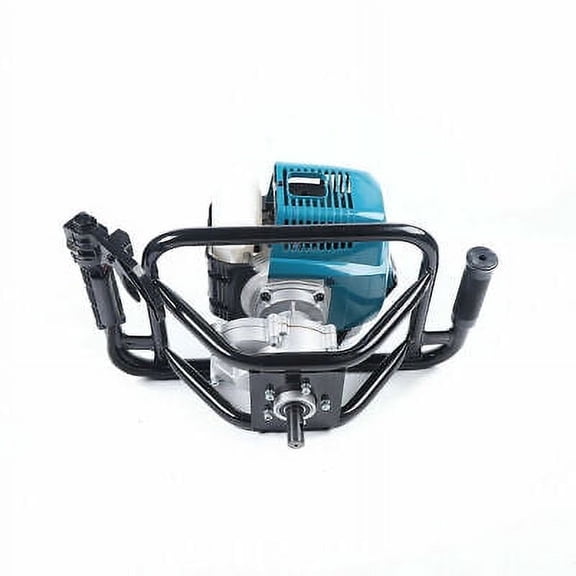 Gas Powered Post Hole Digger Earth Auger Borer Fence Ground 4"&8" Drill Bit 52CC