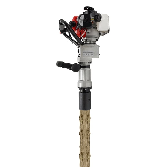 Gas Powered T-Post Driver, 1000W Power, 7000r/min Speed, 32.7cc Two-Stroke Engine, 1700-2230BPM Impact Frequency, 0.24gal Fuel Tank, Efficient and Durable