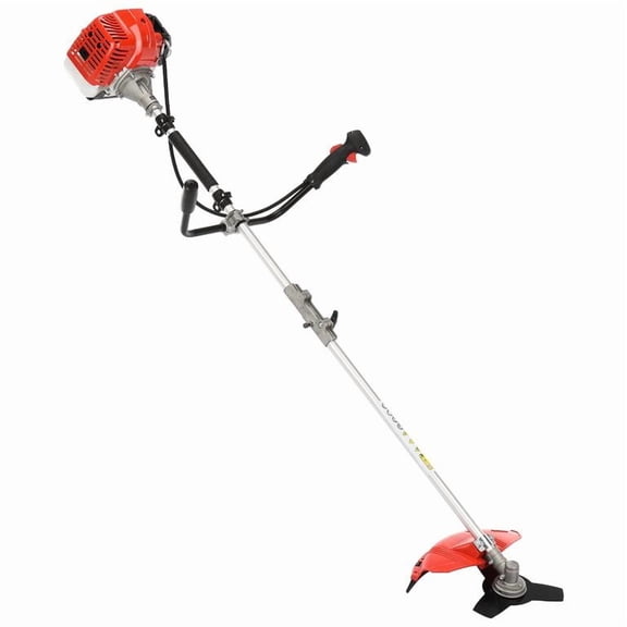 Gas Powered Weed Wacker, 52cc 2-Stroke Gas Weed Eater, 2 in 1 Backpack String/Grass Trimmer, 2.2KW/8500rpm High Power Brush Cutter, Multi-Functional Trimming Tool for Garden, Yard, Lawn (Red)