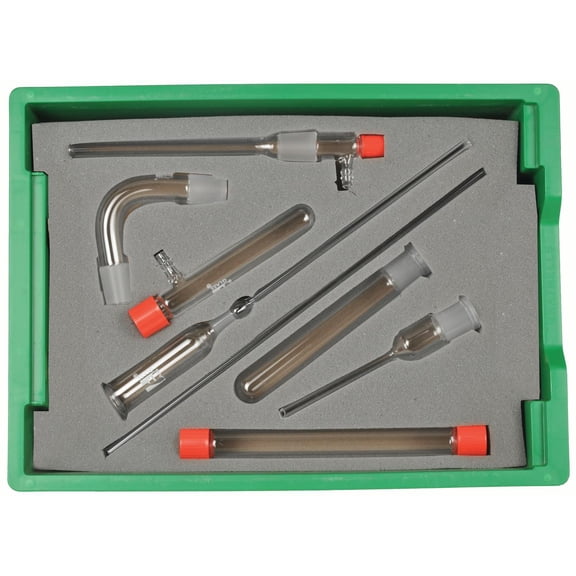 Gas Preparation Kit, 26pc Set - All Essential Glass Elements for Gas Production - Borosilicate Glass - Eisco Labs