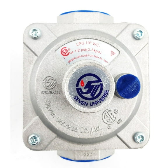 Gas Pressure Regulator LP 3/4" DCS (Dynamic Cooking Systems) 13006-4