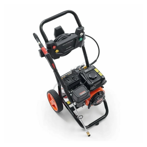 Gas Pressure Washer 3600 PSI 2.6 GPM - Copper Pump, 5 Nozzles, Spray Gun & Wand - for Driveway, Patio, Car Cleaning