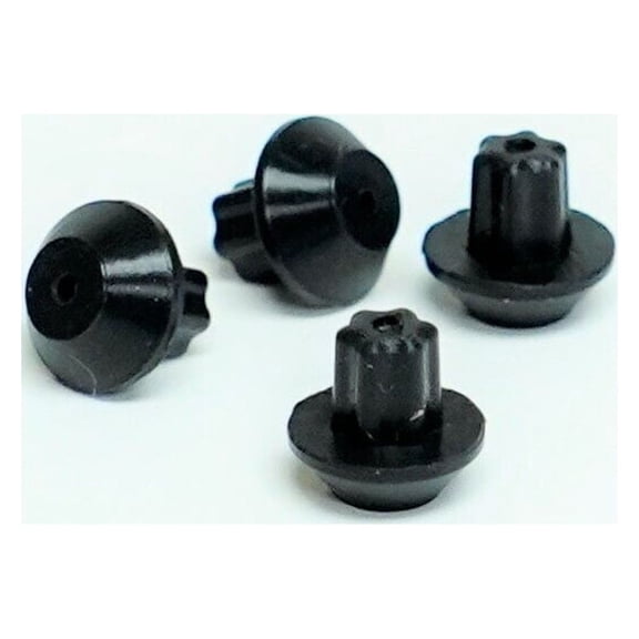 Gas Range Burner Grate Foot, Rubber, Pack of 4 for GE WB2K101, WB02T10461