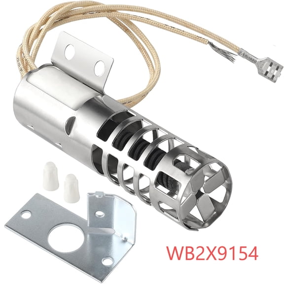 Gas Range Oven Igniter WB2X9154 Fit for GE Round Gas Range Igniter Replacement Parts WB13K10027 WB13K3 PS243425 AP2014008 GR4033-1/2 Inches long 120V 2.5-3.0 A)