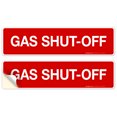 thumbnail image 1 of Gas Shut-Off Sign, Fire Safety Sign,, 1 of 8