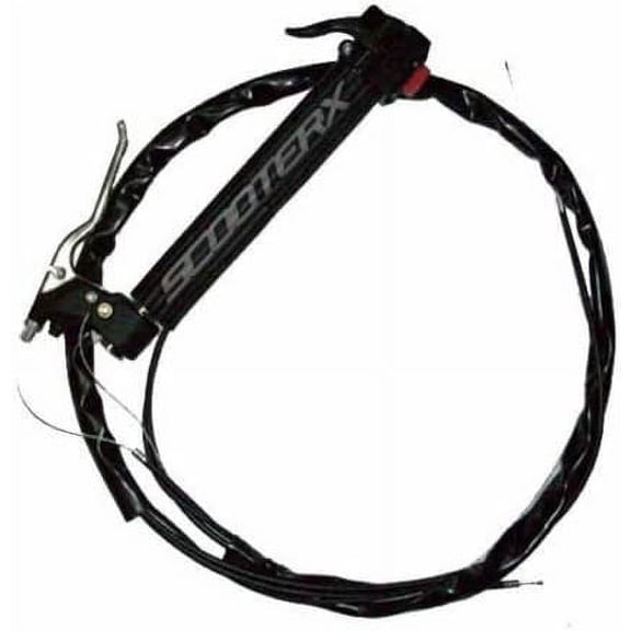 Gas Skateboard SkaterX Complete Control Assembly - Throttle Cables, Brake Cables, Brake Handle, Throttle Trigger, and Kill Switch Wires Included [1301]