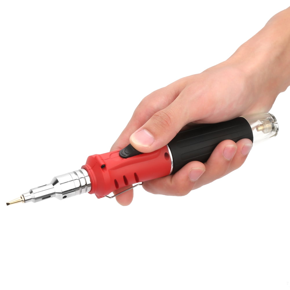 Gas Soldering Iron Kit 10PCS HS1115K Multifunction Butane Gas