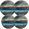 thumbnail image 1 of Gas Stove Burner Cover,Electric Stove Top Protector,Easy to Clean,Aged Wood Panels in Shades of Blue and Brown, 1 of 7