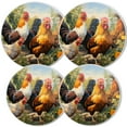 thumbnail image 1 of Gas Stove Burner Cover,White Electric Stove Top Protector,Easy to Clean,The Lively Charm Of Poultry In A Rural Landscape, 1 of 7