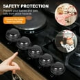 thumbnail image 1 of Gas Stove Knob Cover under $5! Xqxayjr 5-Piece Gas Stove Knob Covers, Child Proof Stove Knob Protector, Anti Oil Splash Safety Cover for Kitchen, Oven Dishwasher Button Cover, 1 of 9