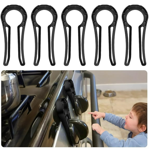 Gas Stove Knob Lock,stove knob safety covers,Baby Proof Oven Knobs Covers Lock for Child Safety