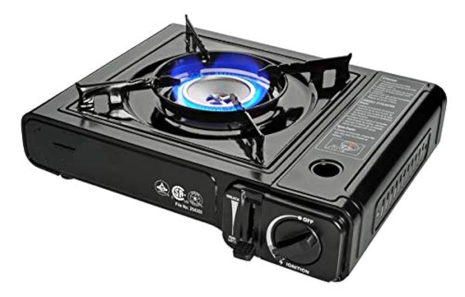 Gas Stove MS-2500 (Black),8000 BTU,Camp Stove,with Carrying Case