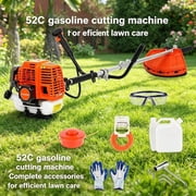 Gas String Trimmer, 52cc Weed Wacker Gas Powered, 2 in 1 Cordless Hedge Trimmer, 2-Stroke Brush Cutter, Handheld Weed Eater, Plastic Handle & Shoulder Strap Included  from US
