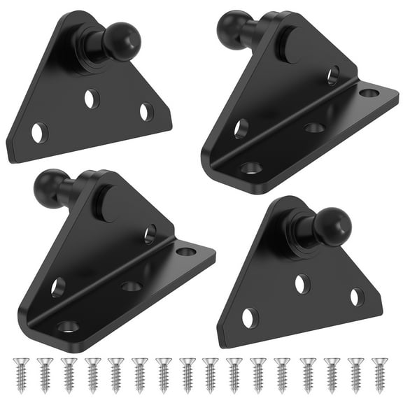 Gas Strut Mounting Brackets Steel Ball Stud Support Bracket Heavy Duty Gas Strut Support Bases Stable Support for Cabinets