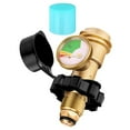 Gas Tank Connector Propane Canister Hose Connector Propane Tank Gauge