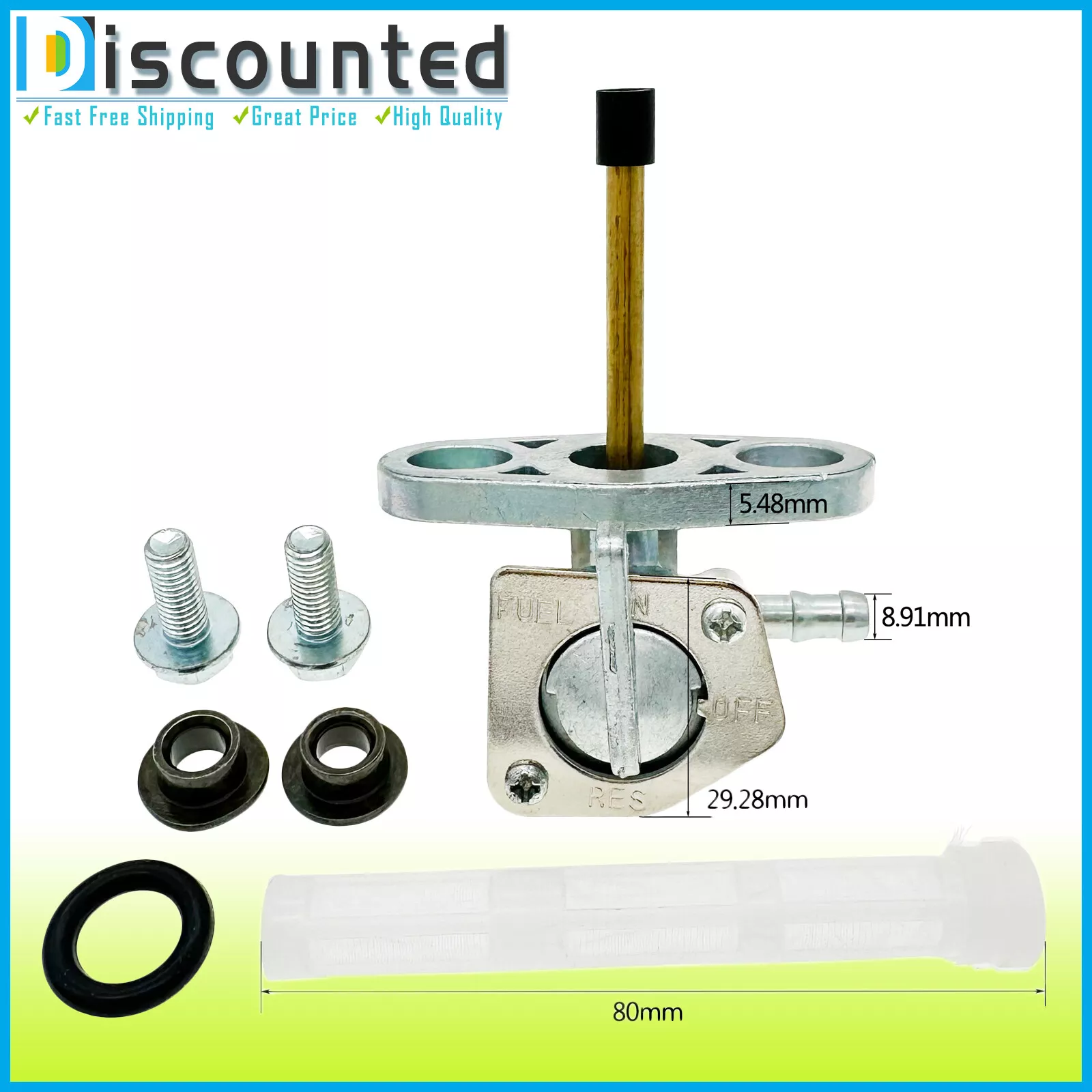 Robinet D'Essence HURI Pour XR200R, XR250, XR350R, XR400, XR500R, XR600R, XR650R - Pièce Moto