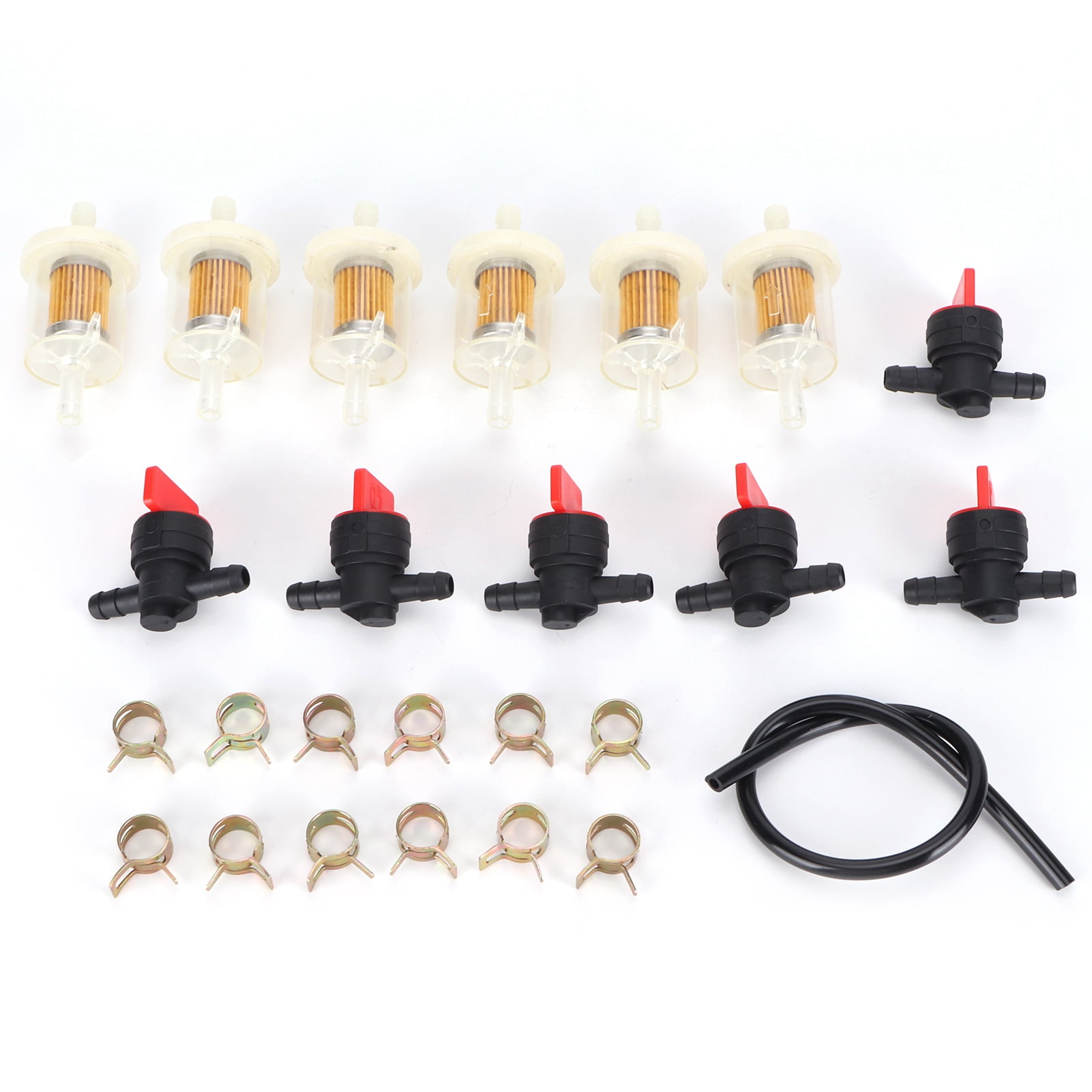 Gas Tank ShutOff Valve & Filter Kit for Lawn Mowers and Brush Cutters Fuel System Upgrade