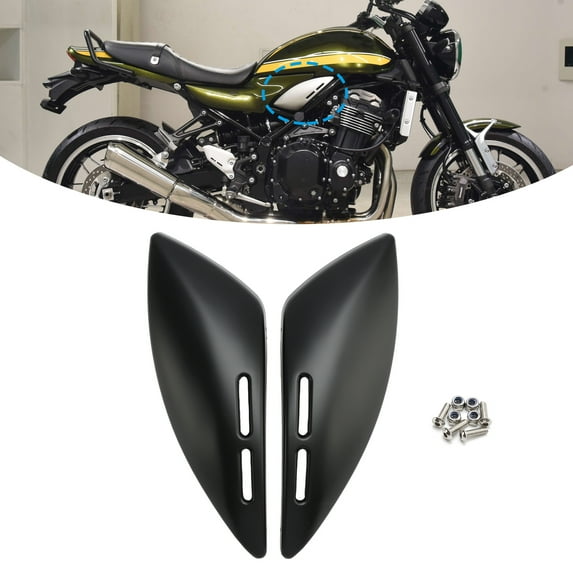 Gas Tank Side Cover Panel Fairing Cowl For Kawasaki Z900RS 2018-2024 Matte Black