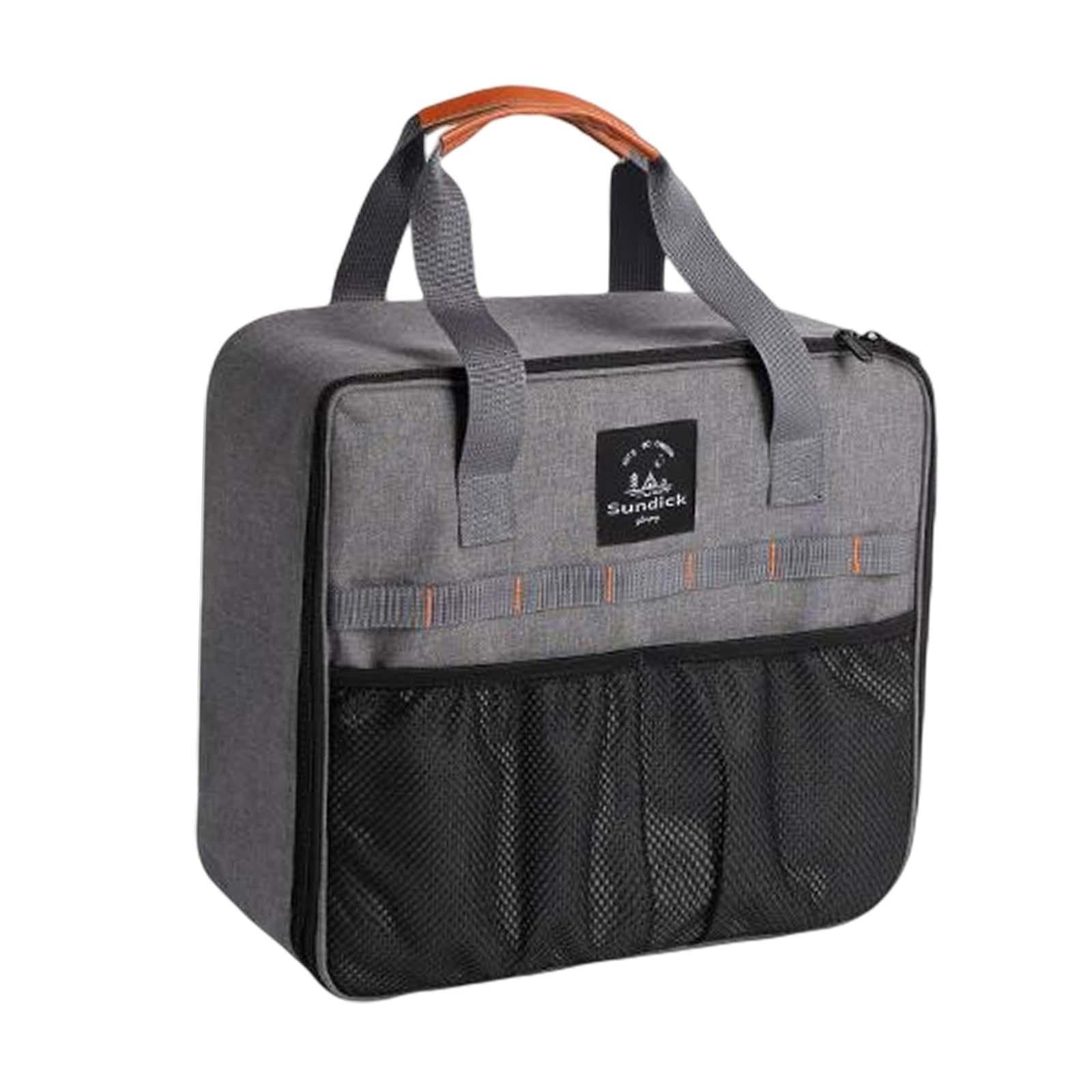 Padded Storage Bag For Two 1LB Propane Tanks - Oxford Fabric Protective Carrier For Camping, BBQ & Outdoor Use (9.1x5.1x8.3 Inches)