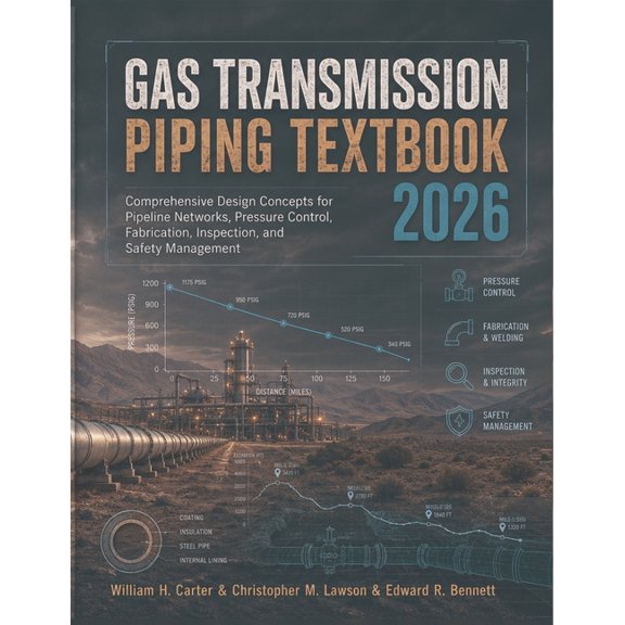 Gas Transmission Piping Textbook 2026: Comprehensive Design Concepts for Pipeline Networks, Pressure Control, Fabricatio, (Paperback)
