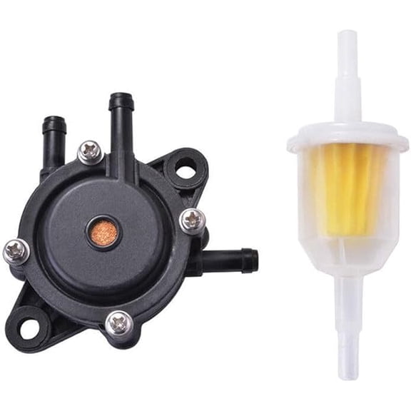 Gas Vacuum Fuel Pump Set Compatible with Kohler and Briggs & Stratton 17HP–25HP Engines, Replacement for Lawn Mowers and Garden Tractors, Reliable Fuel Flow
