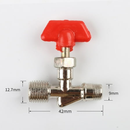 Gas Valve Male Thread Air Compressor Parts Joint Pipe Needle Air Compressor Parts Pneumatic Accessories