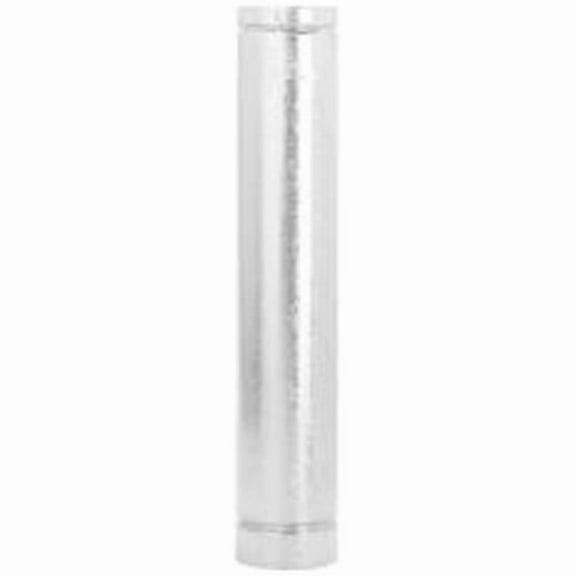 Gas Vent Round Pipe Type B, 3 In. Diameter, Length 24 In.