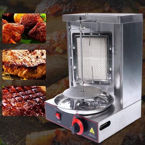 Gas Vertical Broiler Machine, Spinning Grill Machine, Vertical Oven Meat Broiler
