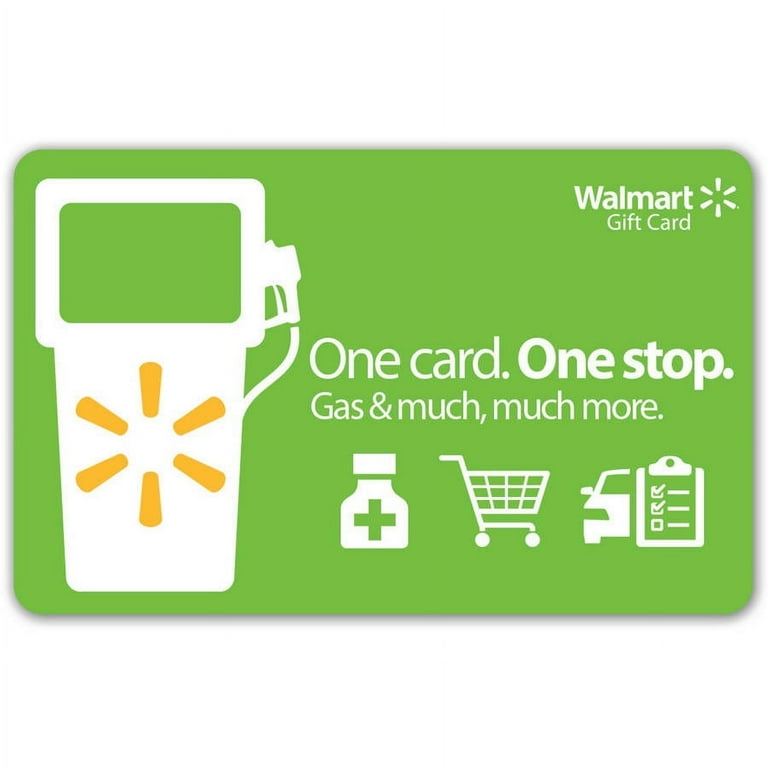 Use walmart gift card for gas sales