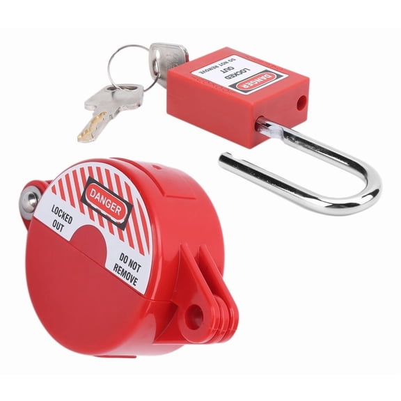 Gas Water Valve Lockout Security Padlock