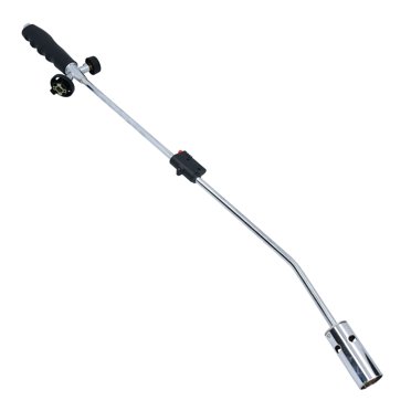 BISupply Propane Weed Torch - 32.6in Long Handheld Flame Weeder & Charcoal Lighter