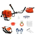 thumbnail image 1 of Gas Weed Eater 52cc, 2-Stroke 2.2kw Engine Weed Wacker Gas Powered, 8500rpm with 3-Tooth Blade, Ergonomic & Lightweight Design for Yard, Garden & Lawn Care, 1 of 9