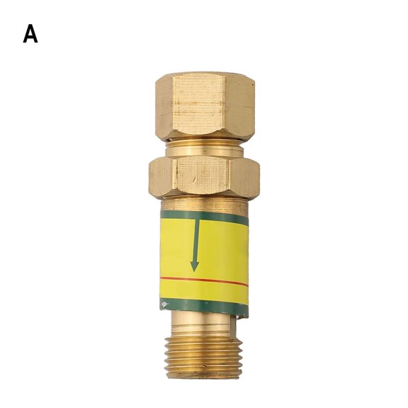 Gas Welding Flashback Arrestor Supporting Oxygen Acetylene Methane Fuels and Equipped with Reset Feature (A)