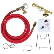Gas Welding Torch For Soldering Picnic Brazing Heating Soldering Gun with 6FT Hose