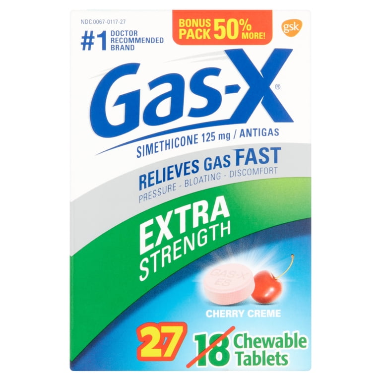 Gas-X Chewables Extra Strength Cherry Creme - 27 CT HSA/FSA