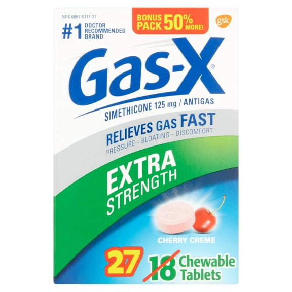 Gas-X Chewables Extra Strength Cherry Creme - 27 CT