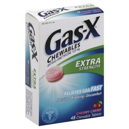 Gas-X Extra Strength Chewable Tablets, Cherry (Pack of 10)