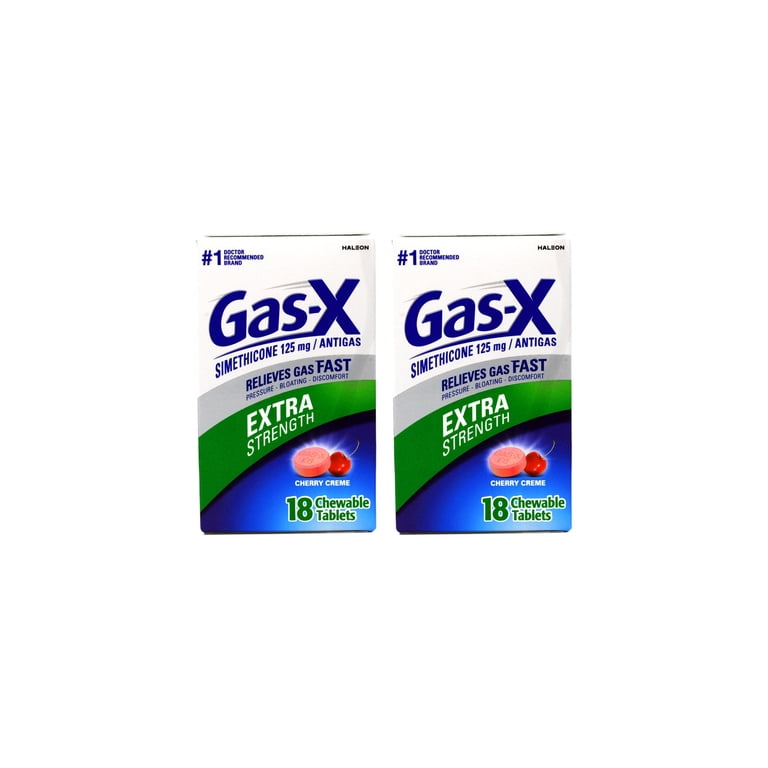 Gas-X Extra Strength Gas Relief Simethicone, Cherry Creme, 48ct, 2
