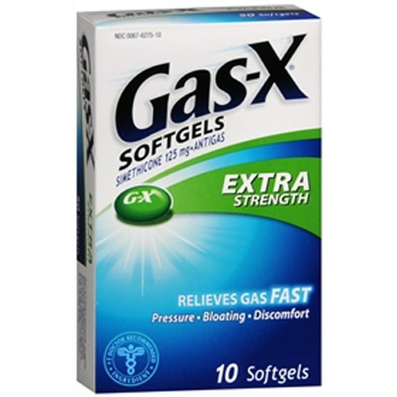 Gas-X Extra Strength Gas Relief Softgels, 10 Ct (3 Pack) (Bundle)