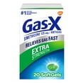 thumbnail image 1 of Gas-X Extra Strength Gas Relief Softgels With Simethicone 125 mg - 20 Count, 1 of 10