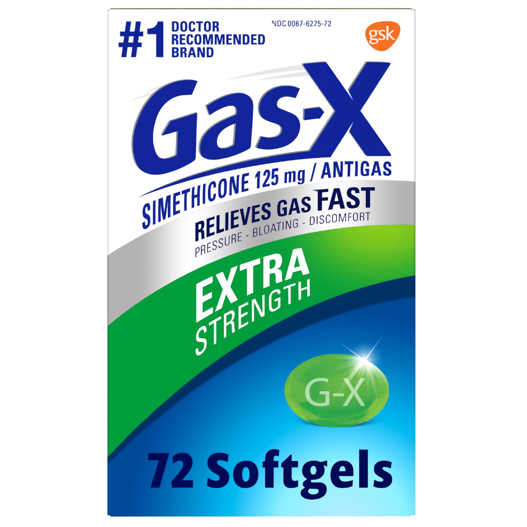 Gas-X Extra Strength Gas Relief Softgels with Simethicone 125 mg