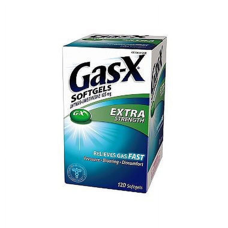 GasX Extra Strength AntiGas 120 Softgels
